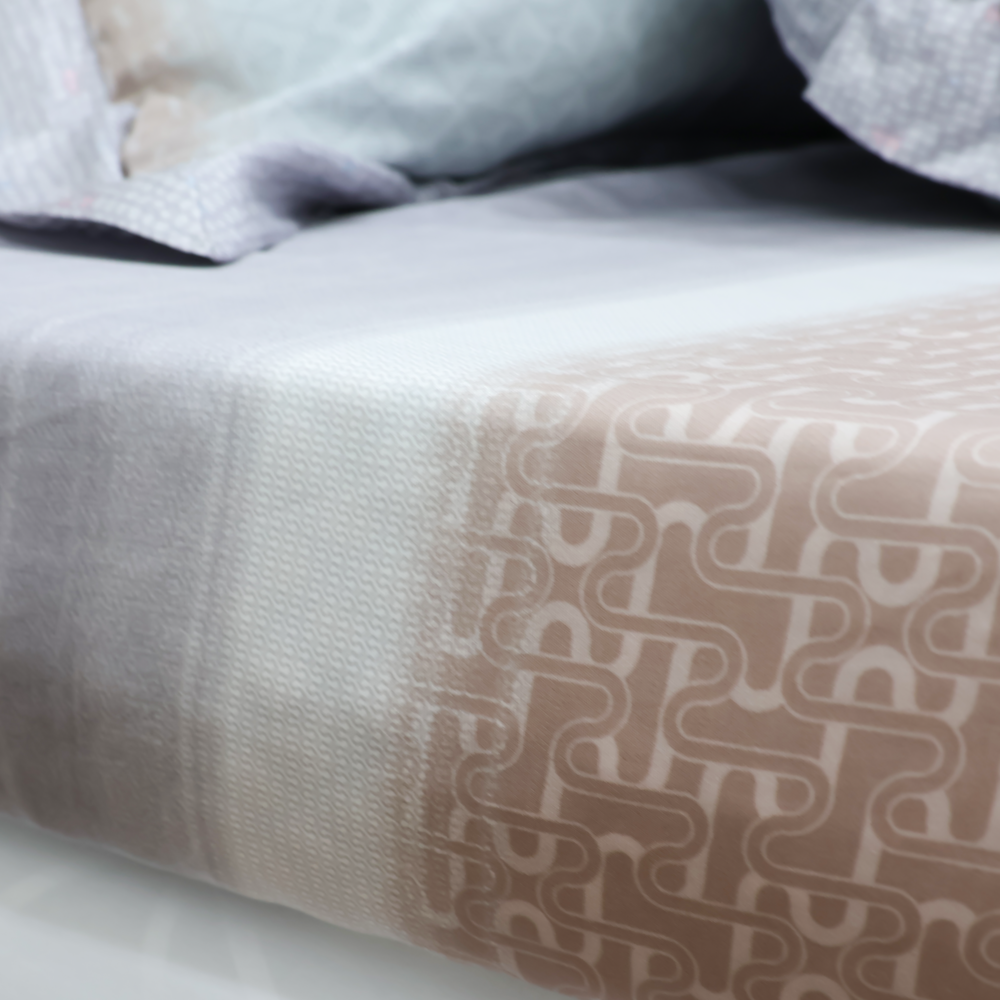 [LỤA TENCEL SIÊU MÁT LẠNH] Bộ 5 món ga gối Tencel Pristine NP8907 nhiều size 100% tencel 80s chính hãng 1m2x2m, 1m4x2m, 1m6x2m, 1m8x2m, 2mx2m2