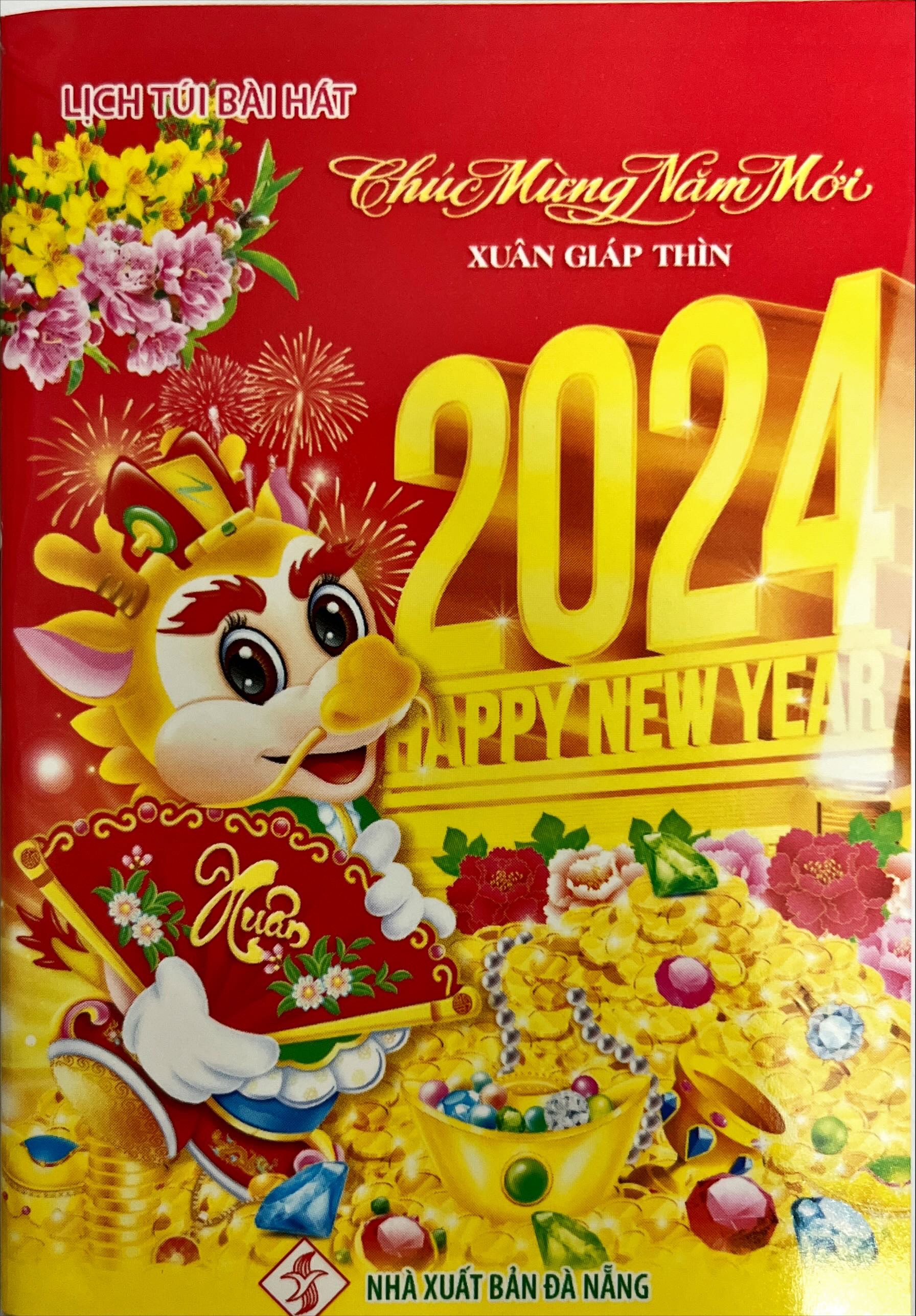 Lịch Túi Bài Hát - Giáp Thìn 2024 (Lịch Bỏ Túi, Sổ Note Mini Tiện Lợi) - 1 Cuốn Giao Mẫu Ngẫu Nhiên