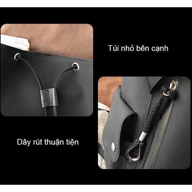 Balo Nam Nữ Thời Trang Balo Đi Học Du Lịch Đẹp Cao Cấp Unisex Đựng Vừa Laptop Hàn Quốc - DRU BL035 - Hàng Chính Hãng
