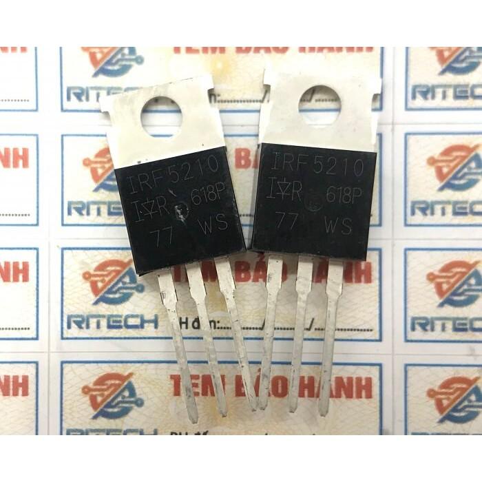 COMBO 4 CON IRF5210 IRF5210PBF 40A 100V TO220- Hàng chính hãng