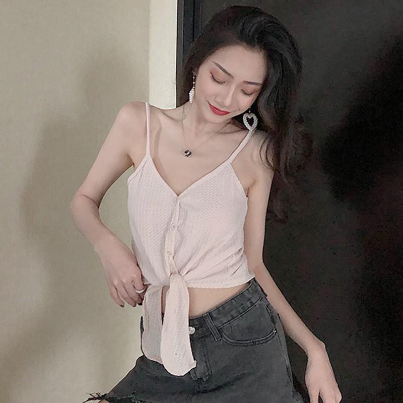 Áo Len Cổ Chữ V Màu Trơn Thời Trang