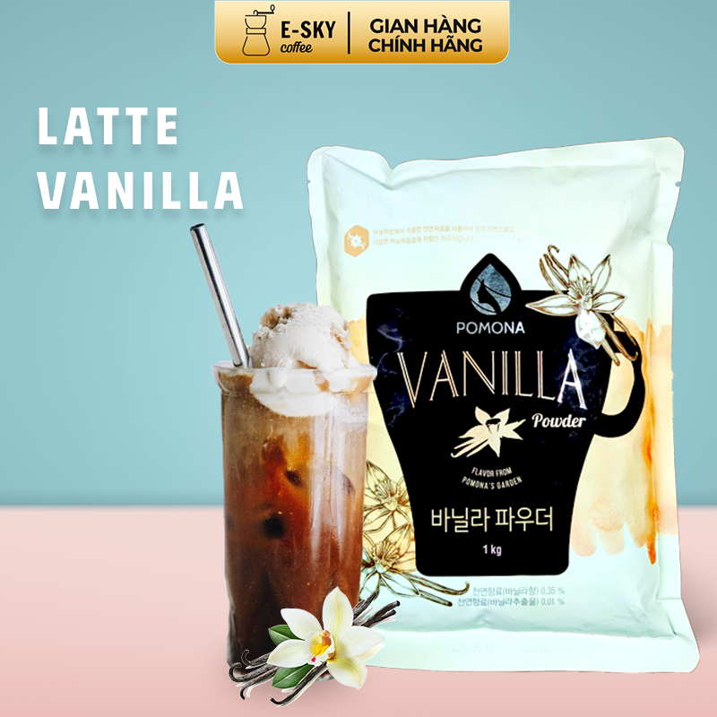 Bột Vani - Vanilla Powder Nguyên Liệu Pha Chế Cà Phê, Latte, Mocha, Trà Sữa, Sữa Lắc Hàn Quốc Gói 1kg