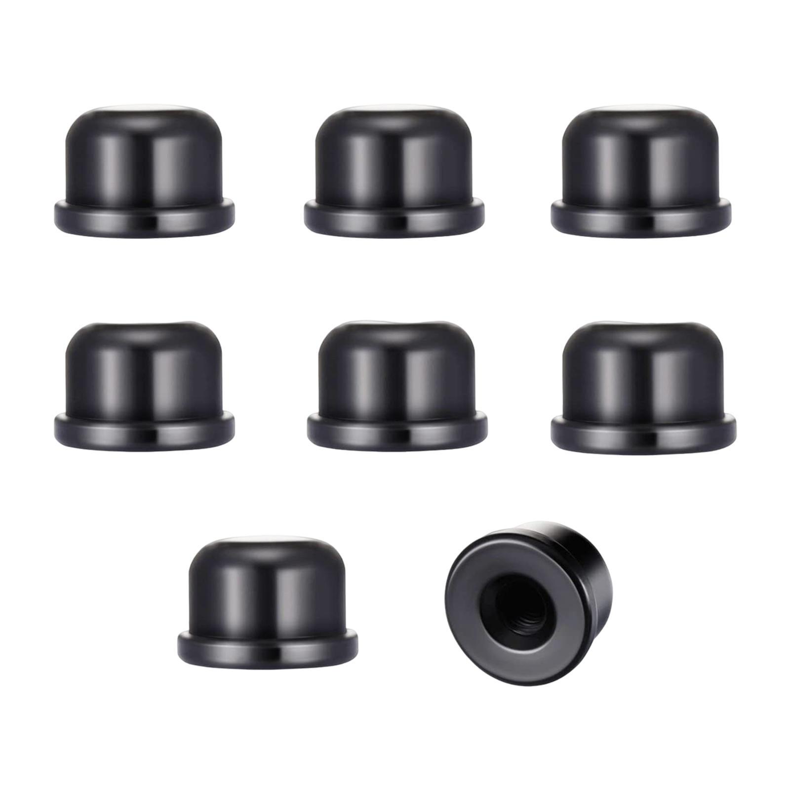 8x Metal Lamp Finials Caps Tapped of Tops for Lamp Shade Holder Harp