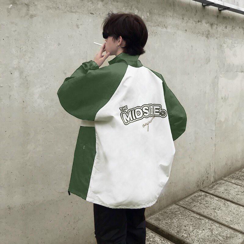 Áo Khoác Dù TMS LOGO MIDSIDE Nam Nữ Ulzzang Unisex Form Rộng Bomber 7zia Jacket - SHOPMAP