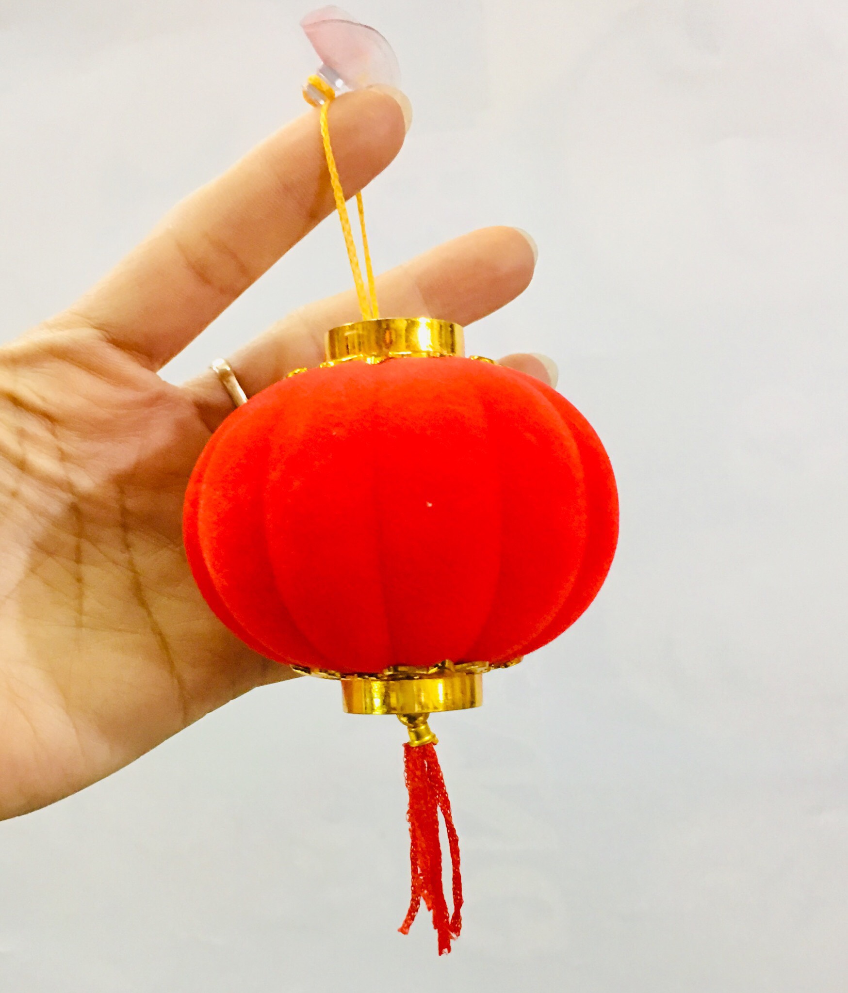 Dây đèn lồng trang trí tết combo 10 dây quả size khác nhau