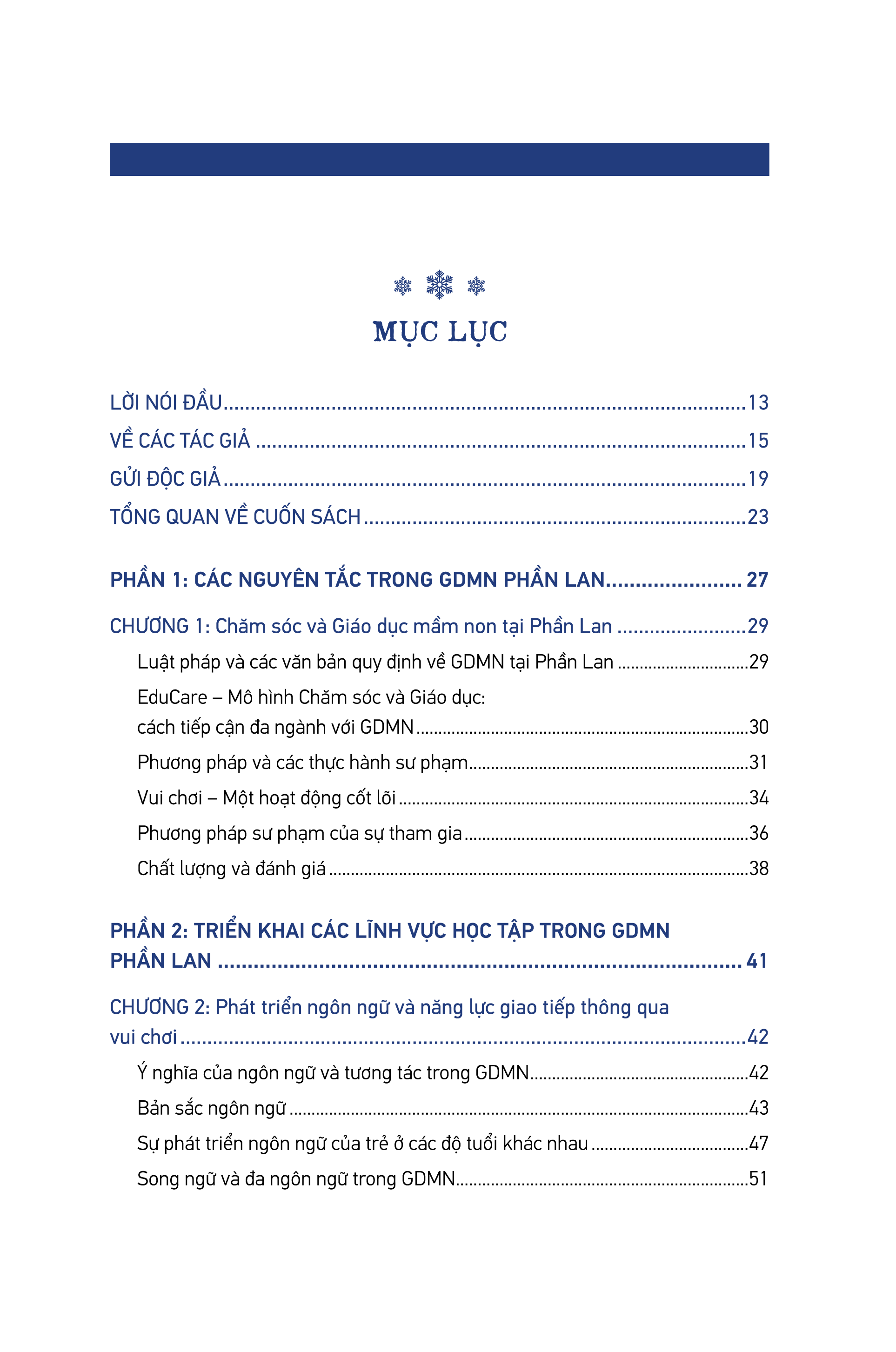 Sách Học thông qua chơi trong giáo dục Phần Lan