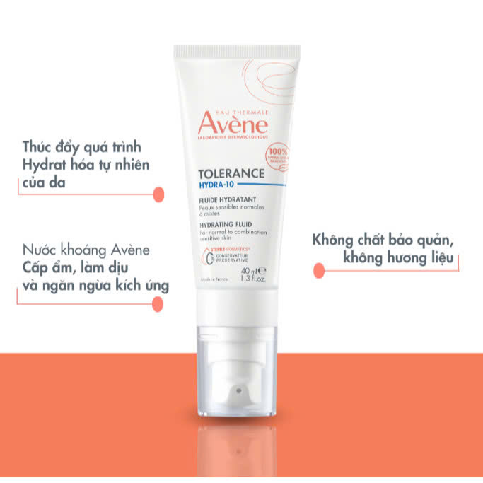Sữa Dưỡng Ẩm Avène Tăng Cường Sức Khỏe Hàng Rào Da Tolerance Hydra-10 40ml