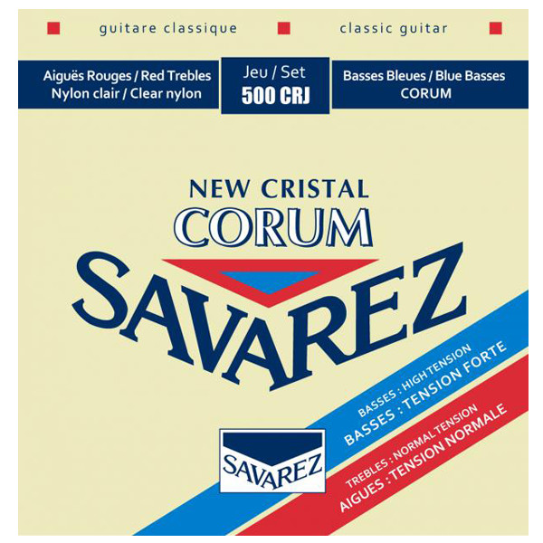 BỘ DÂY ĐÀN CLASSICAL GUITAR SAVAREZ NEW CRISTAL CORUM 500CRJ