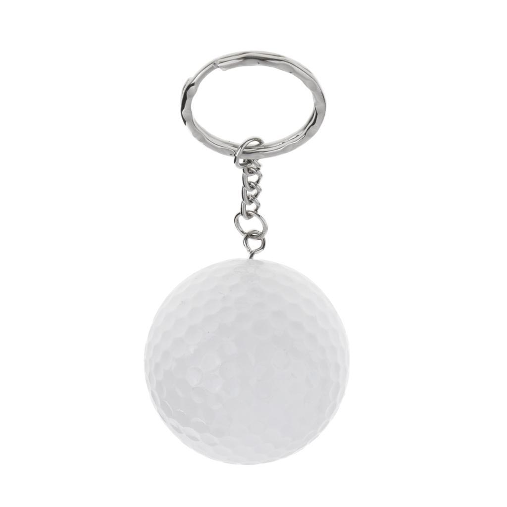 Golf Ball Key Chain Golf Gift Key  Bag Pendant Accessory