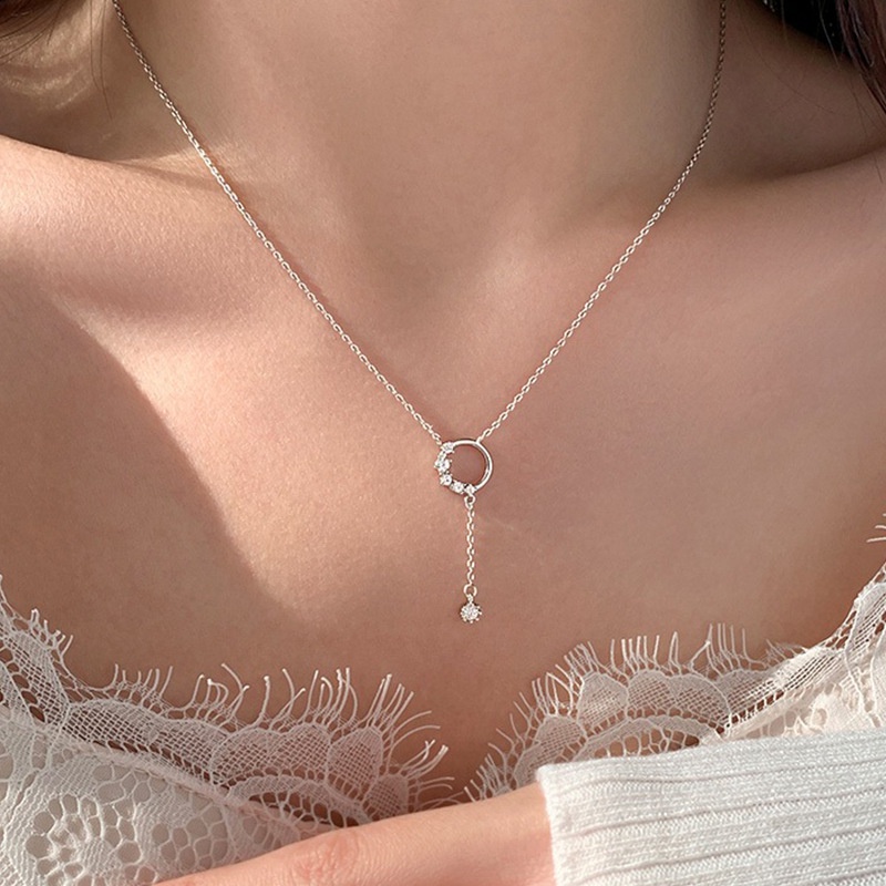 Dây chuyền dễ thương ngọt ngào phong cách thời trang Hàn Quốc dáng tròn