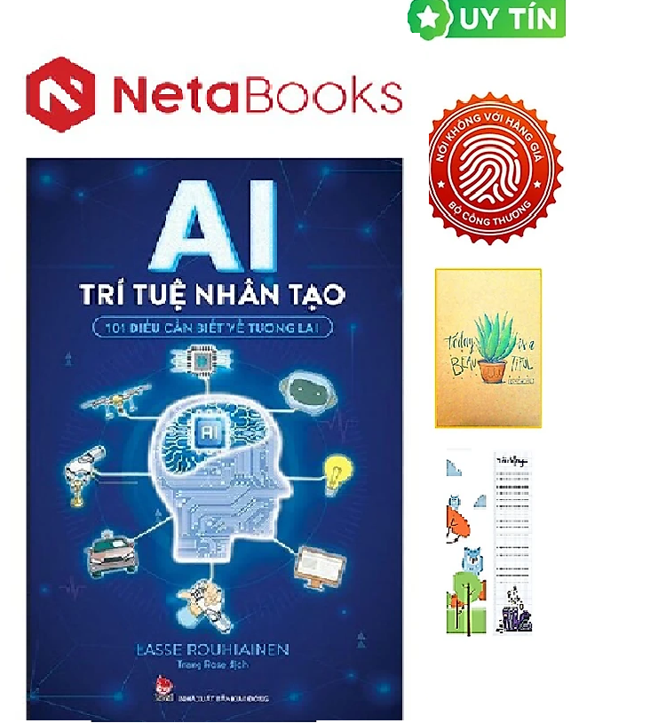 AI - Trí Tuệ Nhân Tạo - 101 Điều Cần Biết Về Tương Lai (Tặng Kèm Bookmark CÚ MÈO + SỔ TAY XƯƠNG RỒNG)