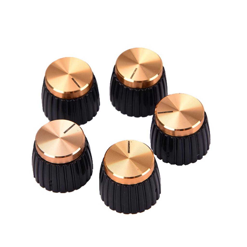 5x Guitar AMP Amplifier Knobs for  Amplifier Replacement Parts