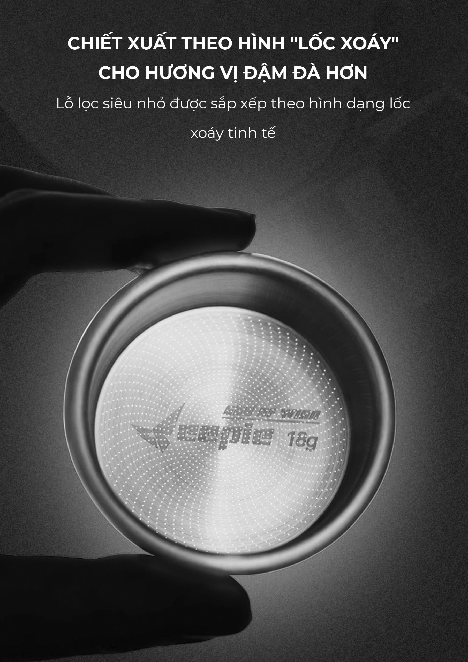Feepie filter giỏ lọc GOW lốc xoáy inox 304