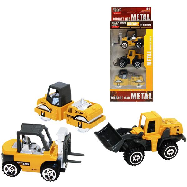 Đồ Chơi Mô Hình 3 Xe Kim Loại - Diecast Car Metal 3Pcs - ToTy LC62
