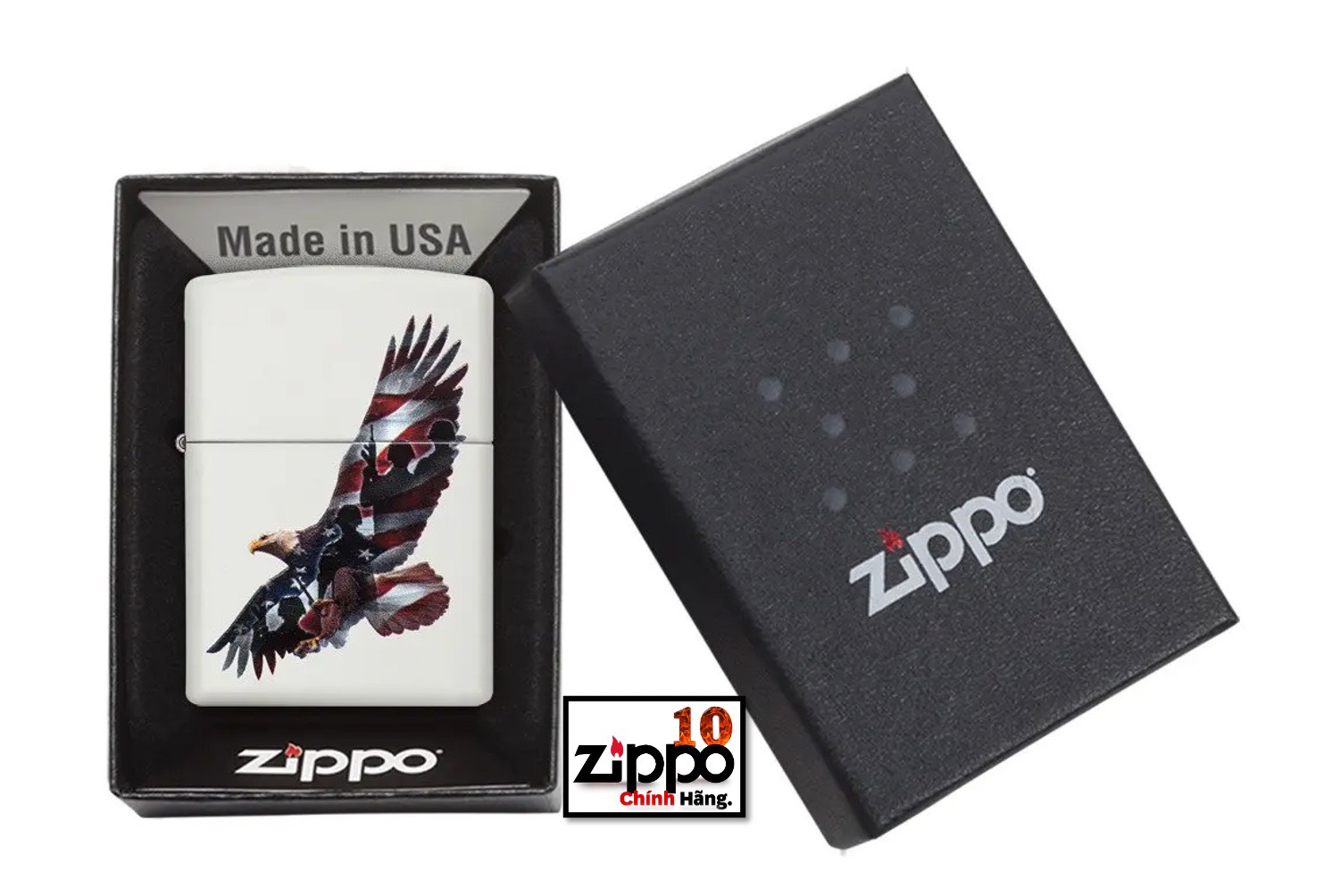 Bật lửa Zippo 29418 Eagle - Chính hãng 100%