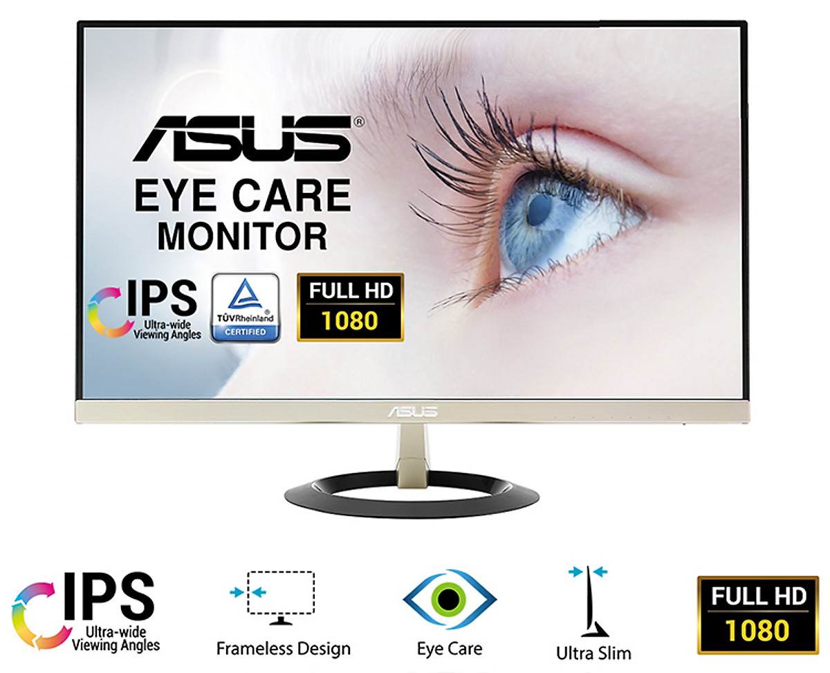 Màn hình Asus VZ249H ( 23.8"/IPS/FHD/60Hz/5ms) - Hàng Chính Hãng