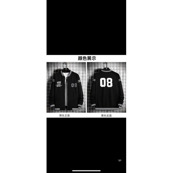 Áo khoác dù nam nữ 08 BOMBER nút bấm UT666