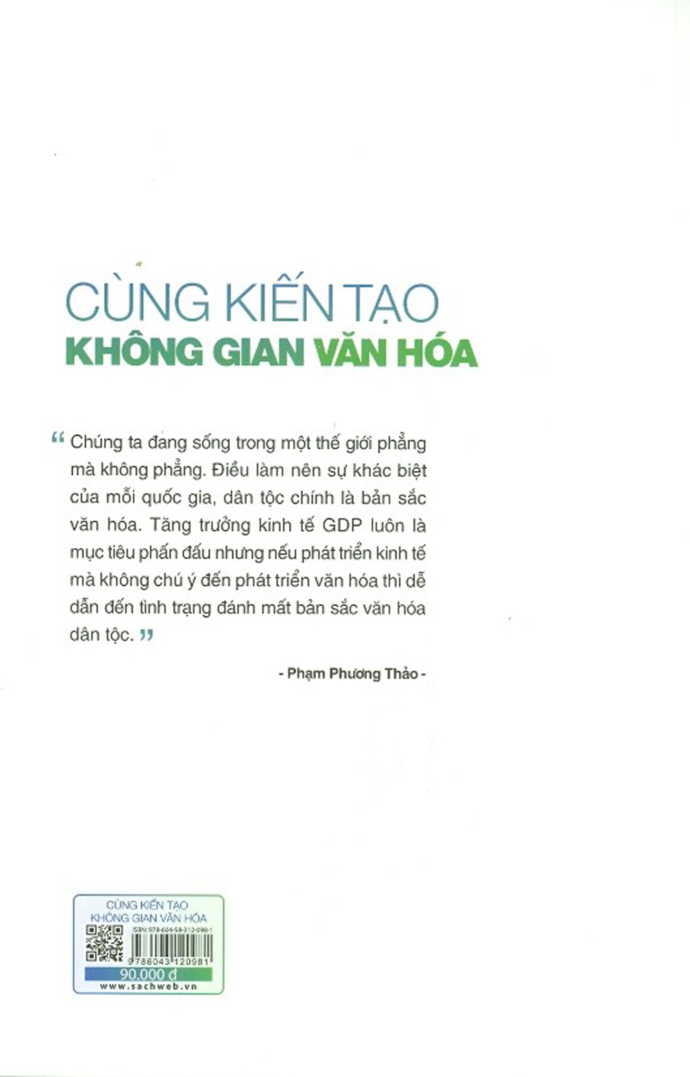 Cùng Kiến Tạo Không Gian Văn Hóa