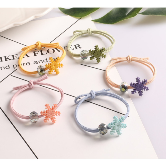 Combo 5 dây thun cột tóc hình lá
