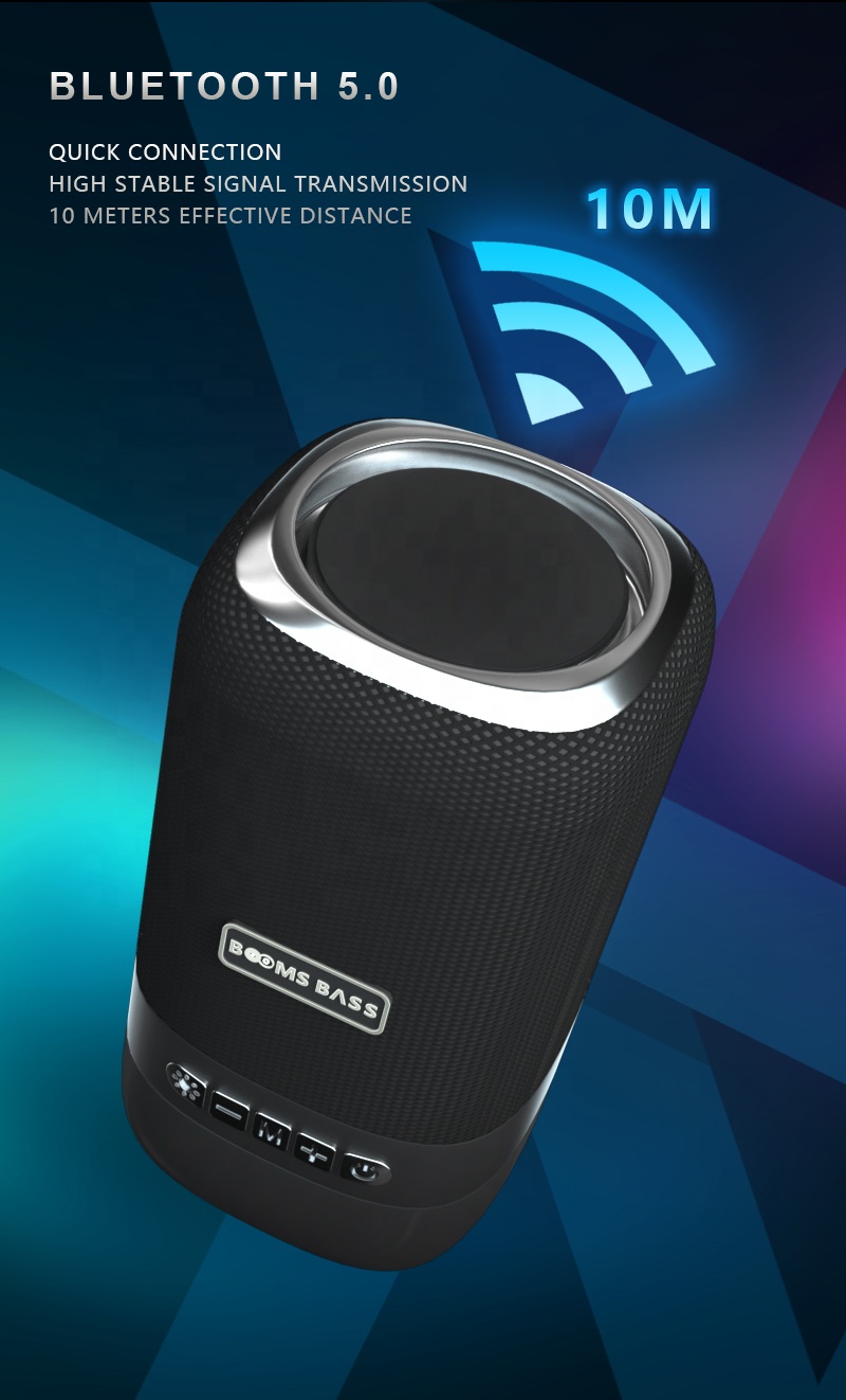 Loa Bluetooth Cầm Tay Boombass L22 Lanith - Loa Phát Không Dây Mẫu Mới - Thiết Kế Nhỏ Gọn, Tiện Lợi - Hỗ Trợ Cắm Thẻ Nhớ, USB, Âm Bass Cực Căng - Tặng Kèm Dây Cáp Sạc 3 Đầu - Hàng Nhập Khẩu - LB00022.CAP0001