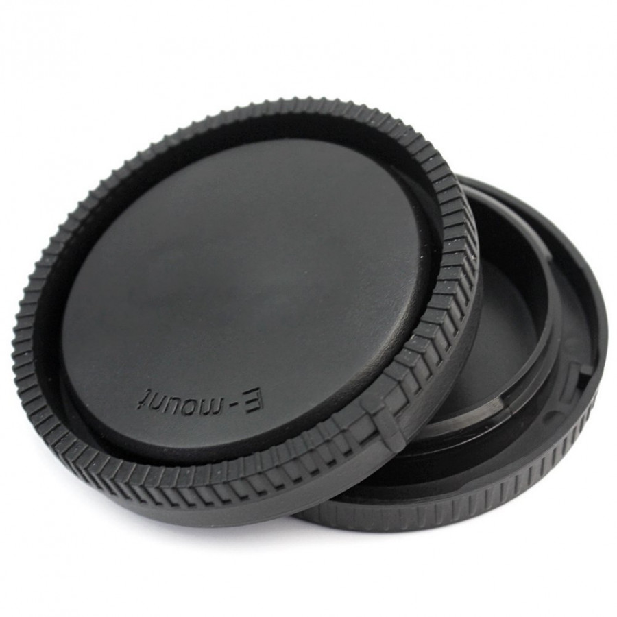 Combo Cáp đậy body ngàm E-Mount và đuôi ống kính cho máy ảnh Sony Nex