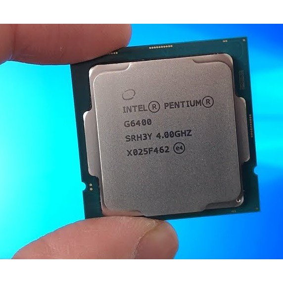 Bộ vi xử lý CPU Intel Pentium Gold G6400 (4.0GHz, 2 nhân 4 luồng, 4MB Cache, 58W, Socket Intel LGA 1200) - Hàng Chính Hãng