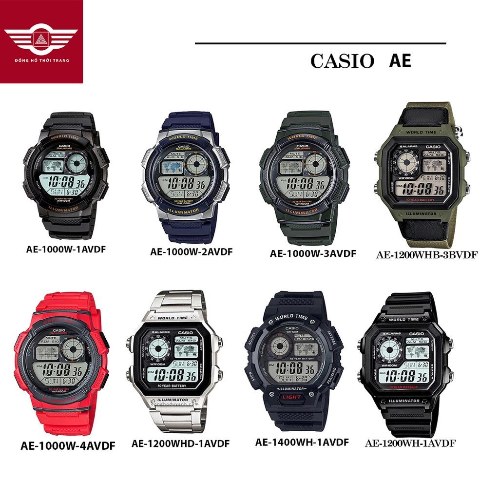 Đồng hồ nam thể thao Casio AE, AE-1000W, AE-1200WHD Anh Khuê