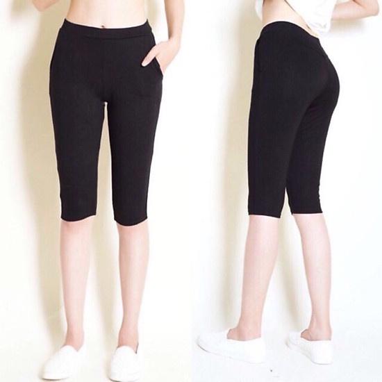 Quần legging THÁI CUỘN HỒNG dáng ngố năng động, trẻ trung