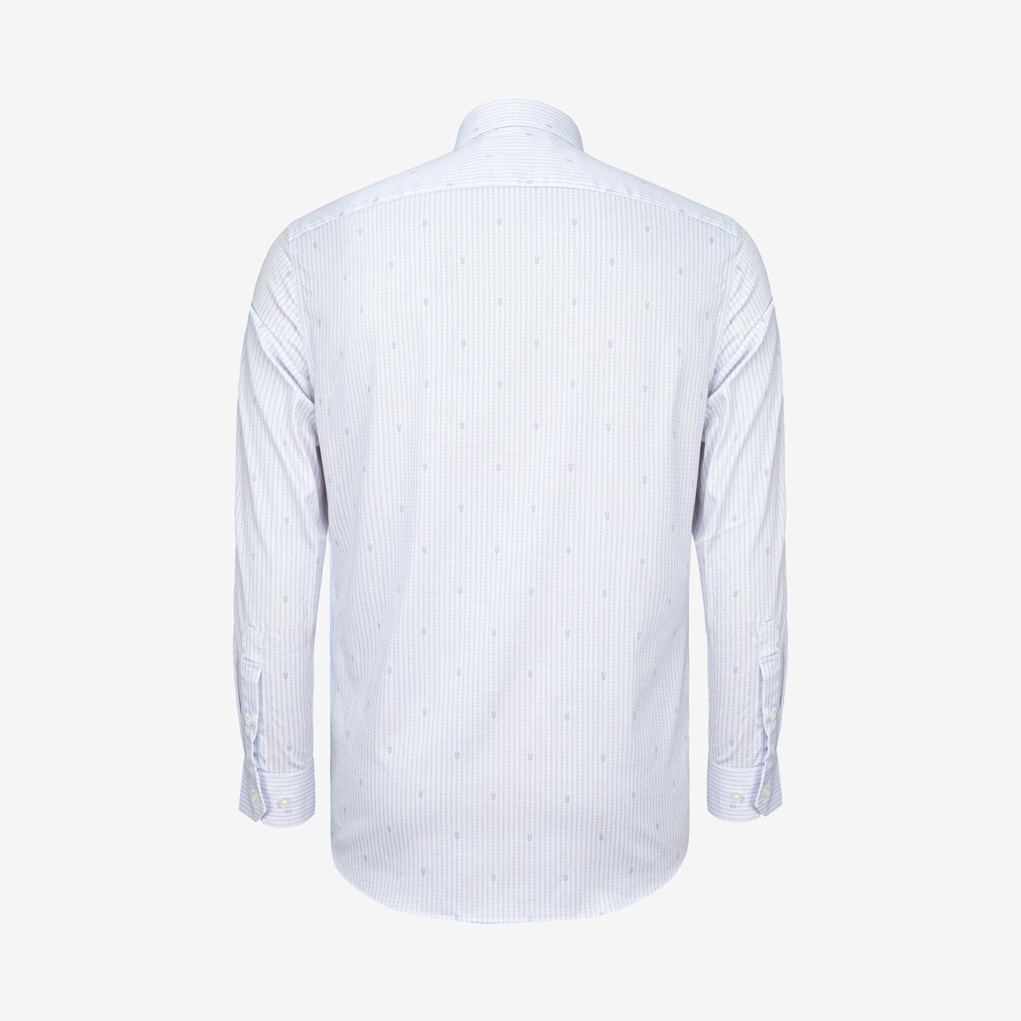 Áo sơ mi nam KHATOCO Tailor Fit dài tay A1MD538T1-CNSC762-2704-D