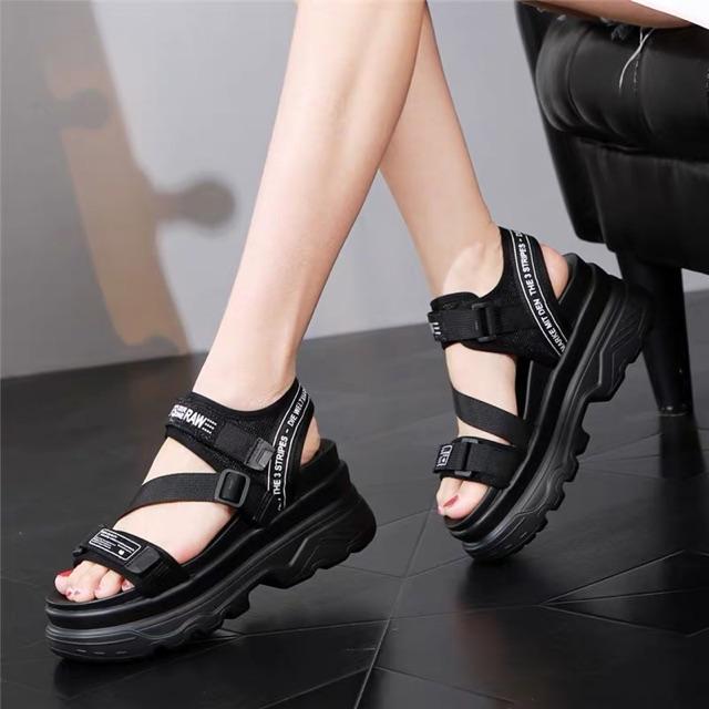 Sandal nữ,sandal quai chéo Ulzang FS kiểu dáng thời trang