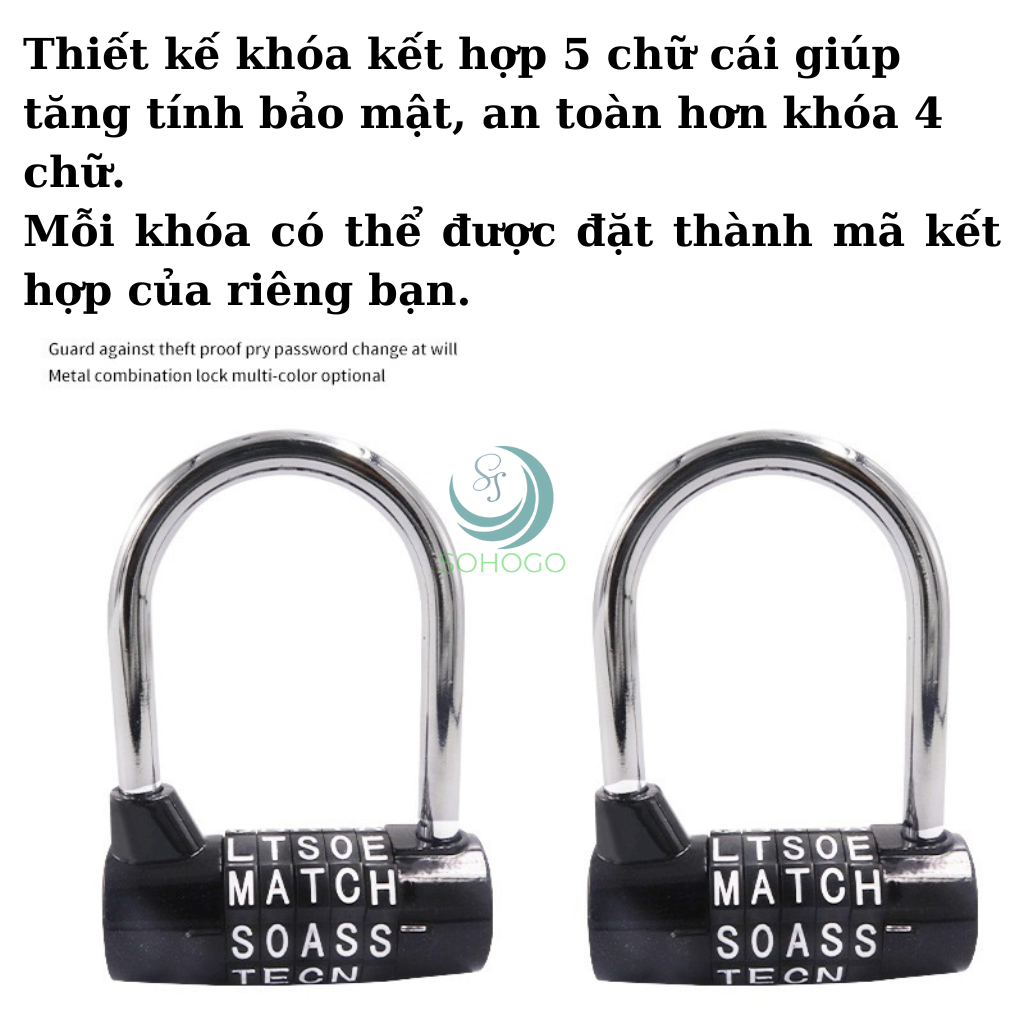 [MẪU CHỮ CÁI]-Khóa chữ cái 5 số-Ổ khóa chữ cái an toàn- Khóa vali chữ cái-Khóa balo 5 chữ-Khóa tủ chữ cái- Khóa chống trộm chữ cái- Khóa bảo mật không chìa- Khóa hành lý chữ cái- Khóa thông minh chữ cái