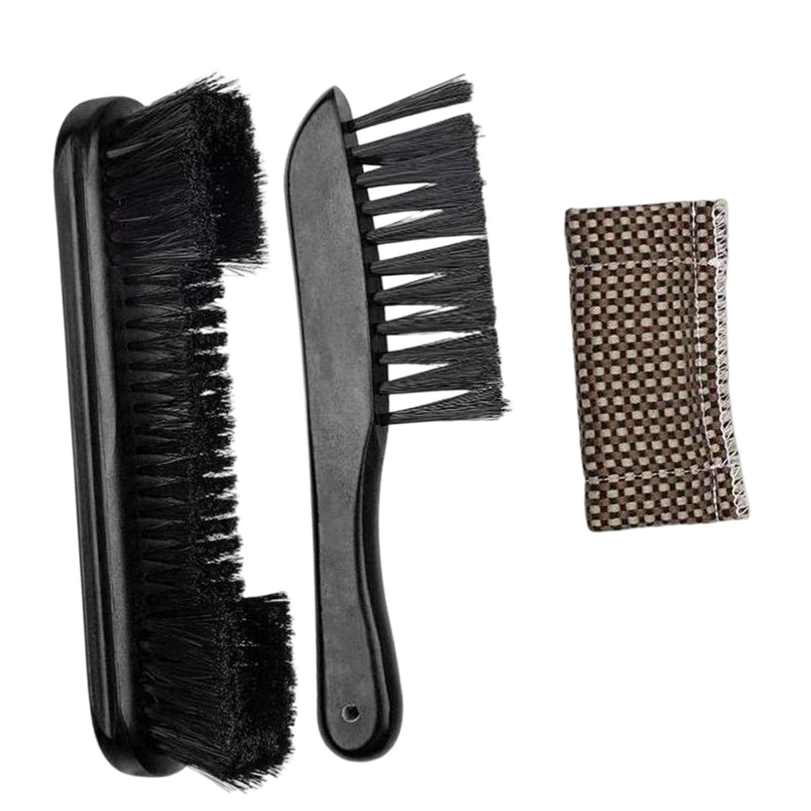 Pool Table Brush Set, Billiards Table Brush Pool Snooker, Portable Cleaning Tool Wood Handle, Nylon Brush for Indoor Outdoor Billiard Accessory