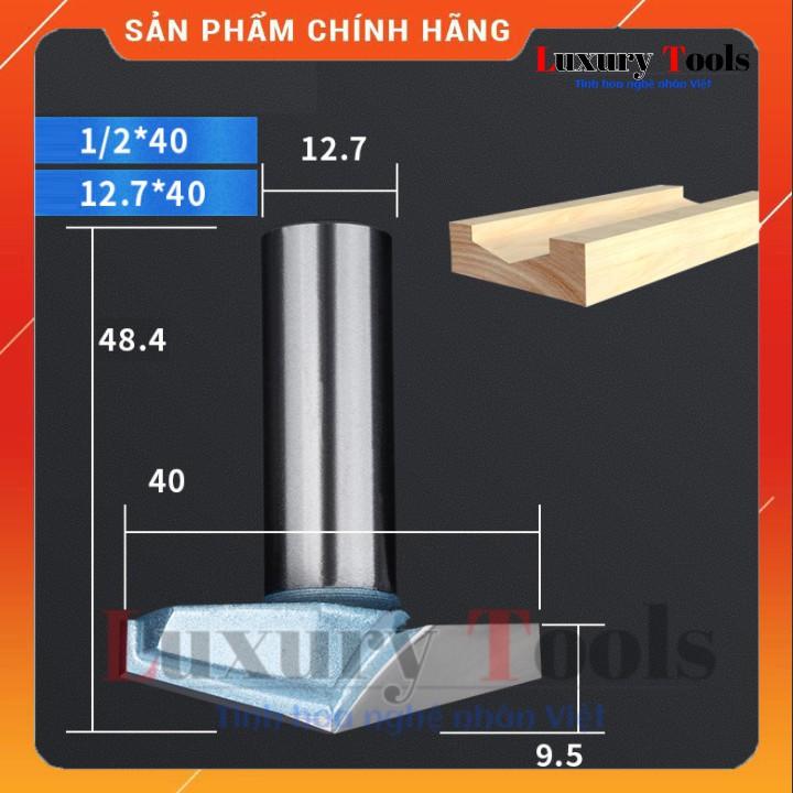 Mũi phay huỳnh ván, mũi soi mòi V 120 độ loại cao cấp