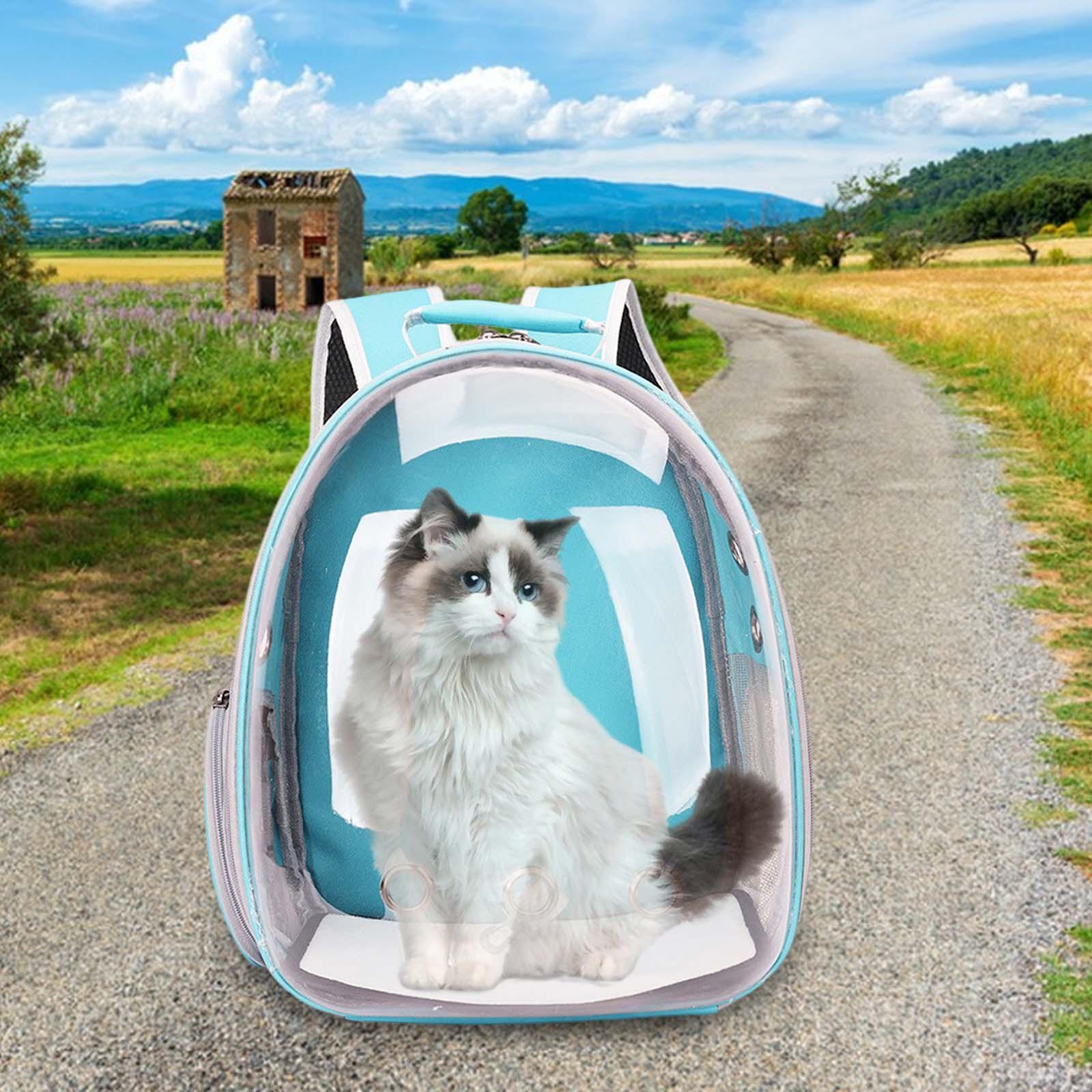 Pet Cat Carrier Backpack Small Dog Hiking Backpack for Hiking Outdoor Travel