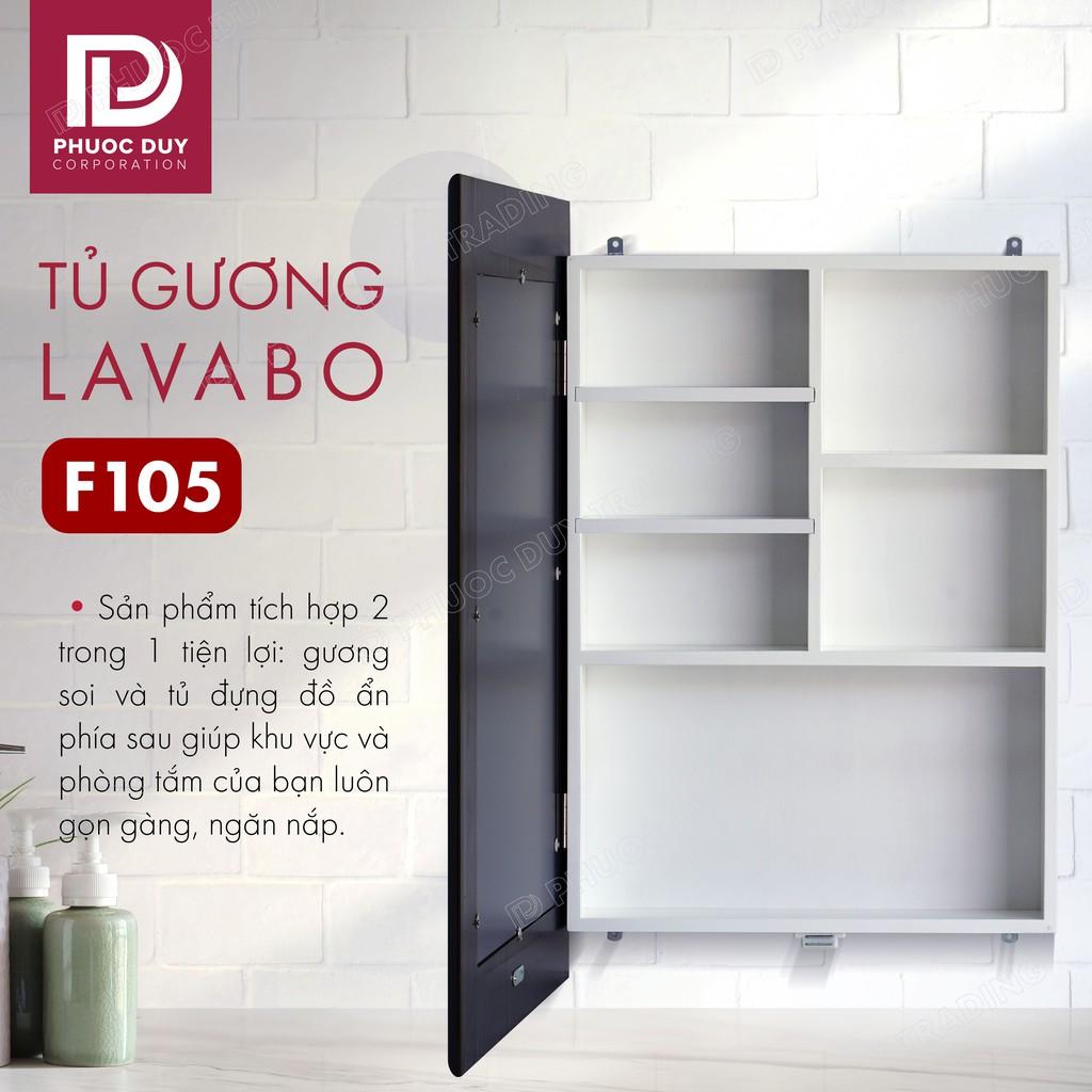 Tủ gương phòng tắm treo tường đa năng - Tủ gương Lavabo F105