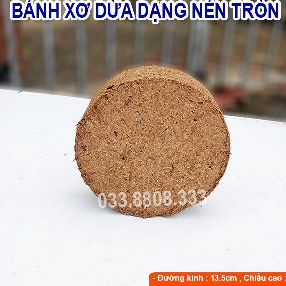 4 BÁNH XƠ DỪA 450G - GIÁ THỂ CHUYÊN DÙNG TRỒNG RAU HOA, RAU MẦM - VTNN - DCLV