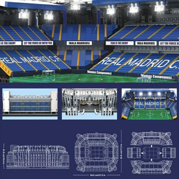 Sân vận động Santiago Bernabéu tặng đèn