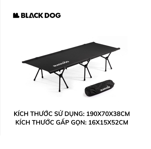 Giường gấp gọn điều chỉnh được chiều cao Blackdog BD-XJC001