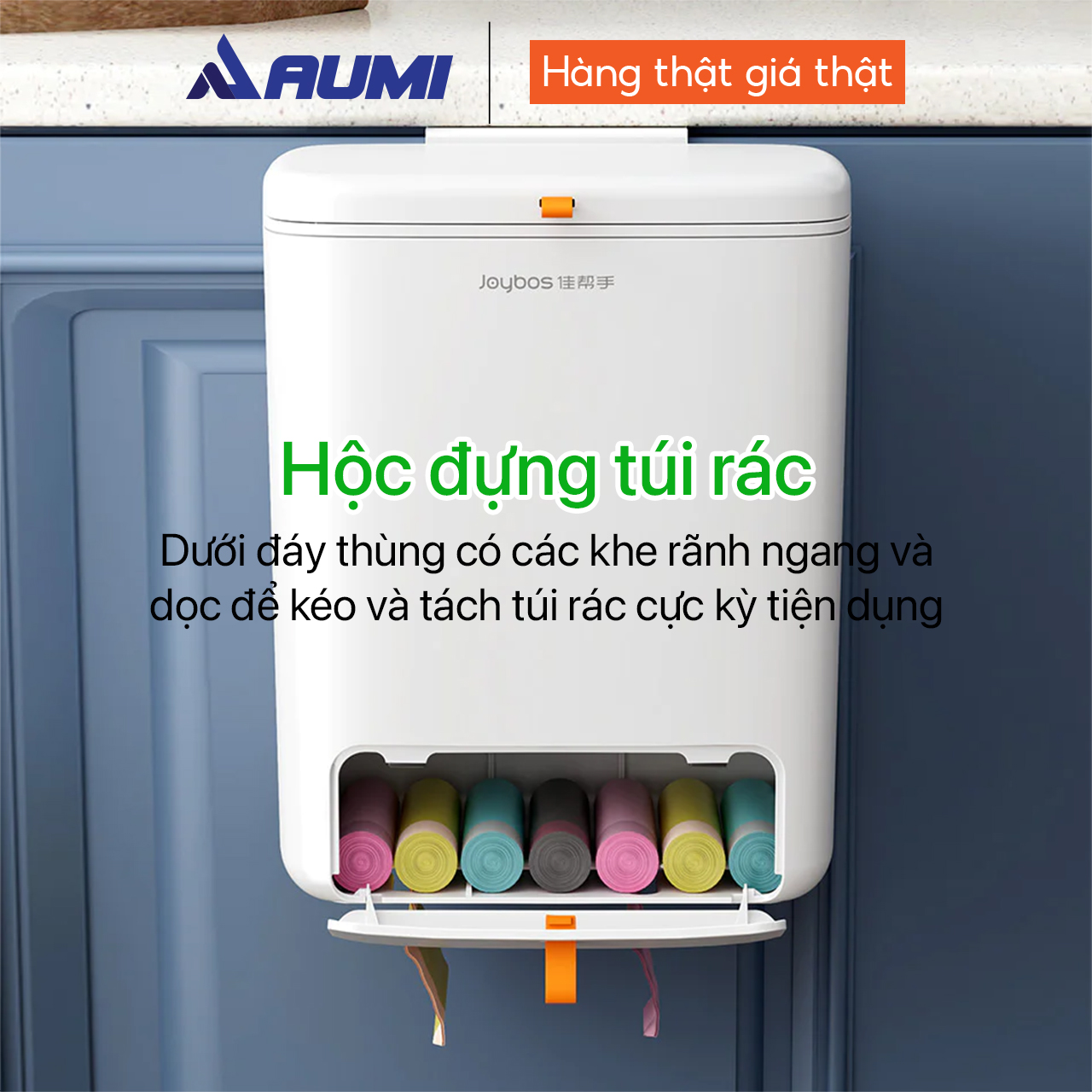 Thùng rác treo tủ bếp Joybos HG01