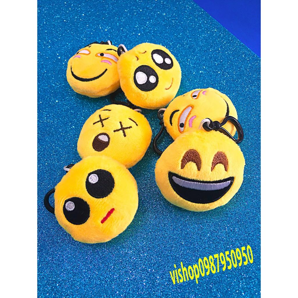 Móc Khoá Icon Cảm Xúc Mặt Cười Nhồi Bông-Móc khóa icon mặt cười nhồi bông-Móc khóa icon đáng yêu