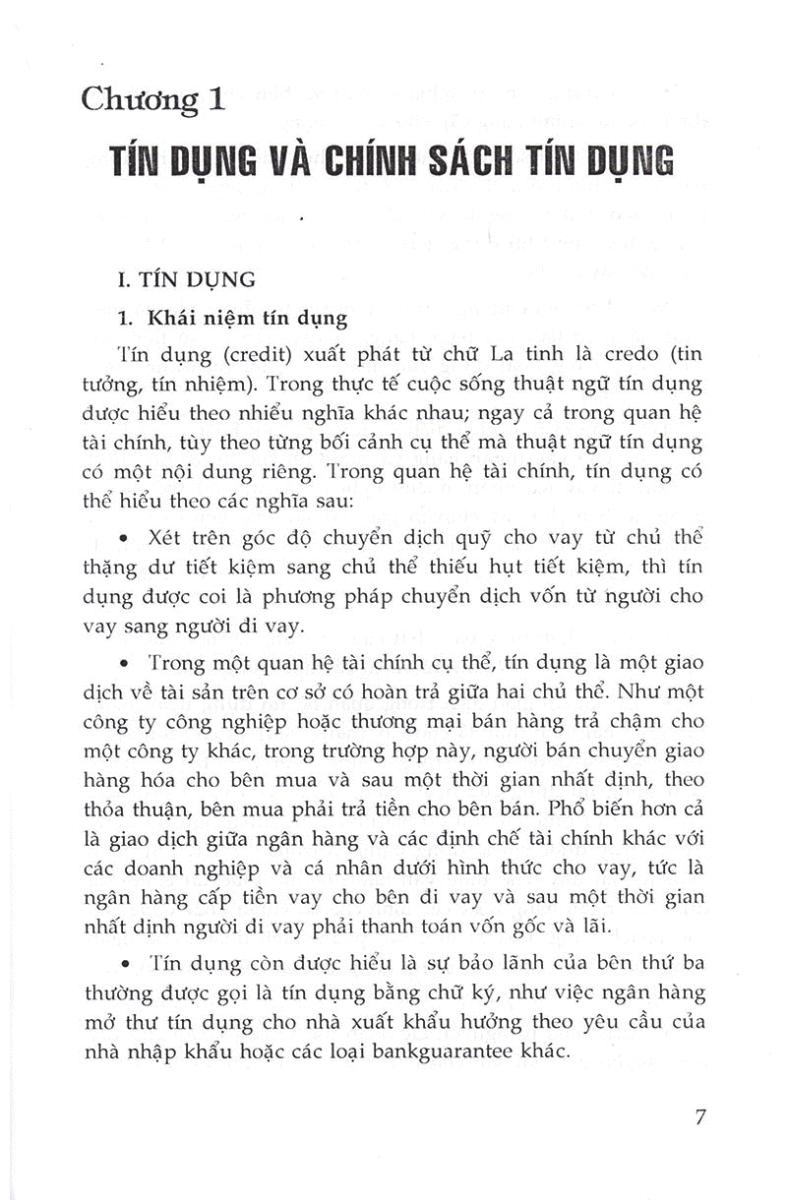 Tín Dụng Ngân Hàng