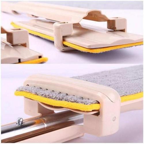 Cây lau nhà tự vắt thông minh xoay 360 độ tặng kèm 2 miếng lau