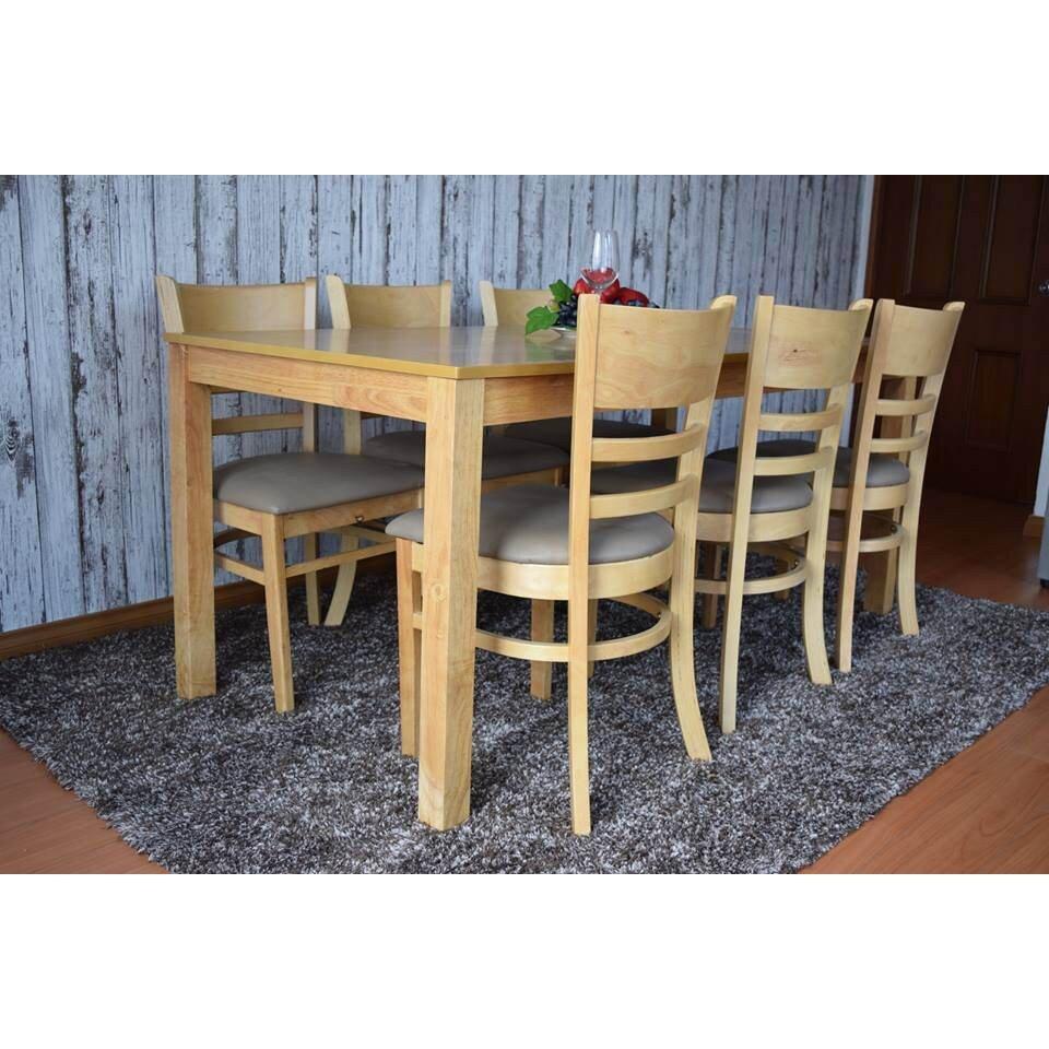 Bộ bàn ăn cabin 1m6 6 ghế free ship nt HCM và tỉnh dưới 25km