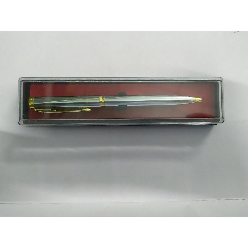 Bút ký tên sang trọng vỏ inox có hộp