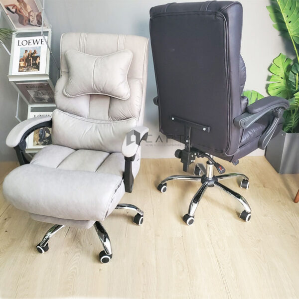Ghế văn phòng ngả lưng nghỉ trưa nhập khẩu Ghế làm việc có gác chân CR4109-P Relaxing Office Chairs