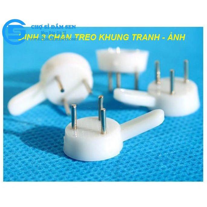 Đinh treo khung tranh, đinh 3 chân 4 chân treo tranh ảnh, móc chìa khóa,móc treo đồ đóng tường tiện lợi không cần khoan