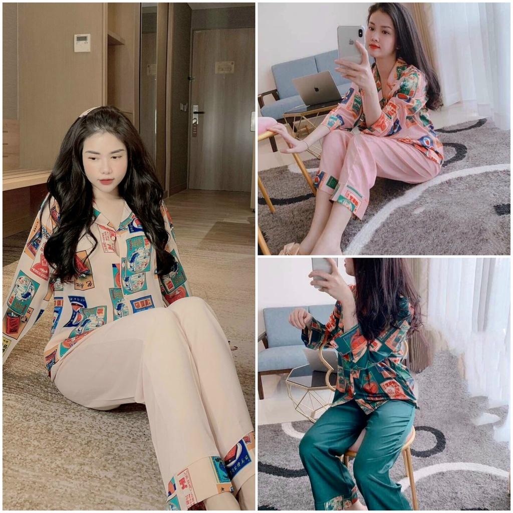 Bộ ĐooLa - Bộ đồ pizama mặc nhà Lụa Mango cao cấp HHC Store