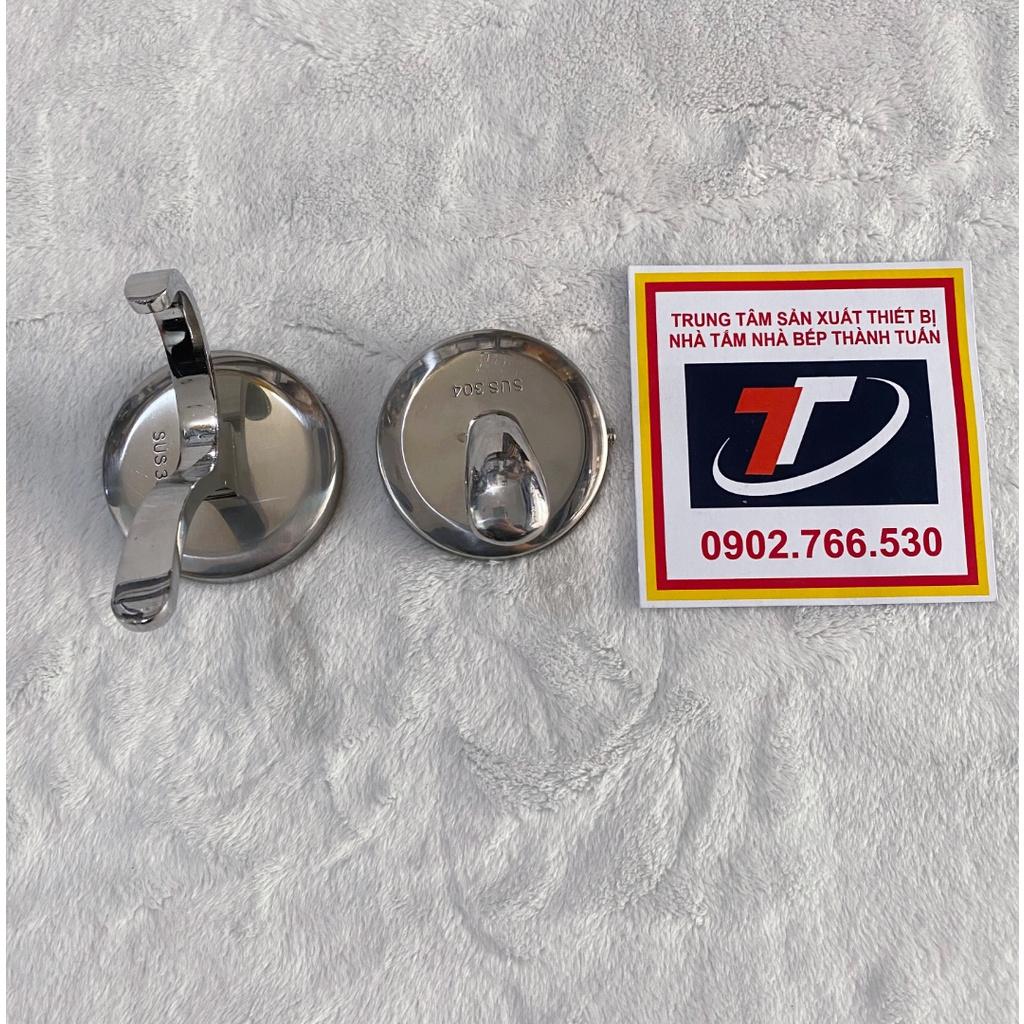 Móc áo đơn pát tròn inox 304, TT-030