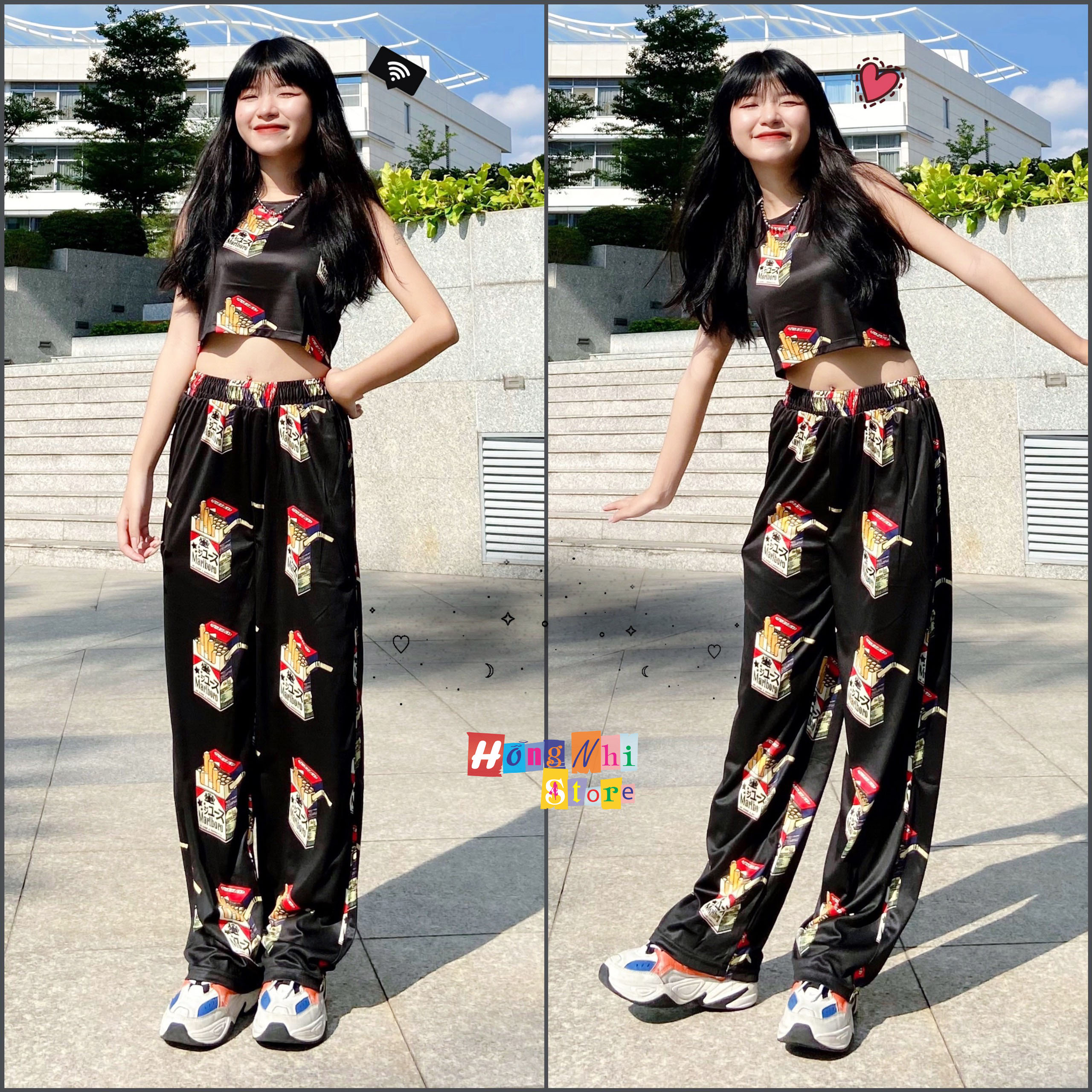 Quần Cartoon Pant V2 Unisex, Quần Hoạt Hình Dài Ống Rộng - MM