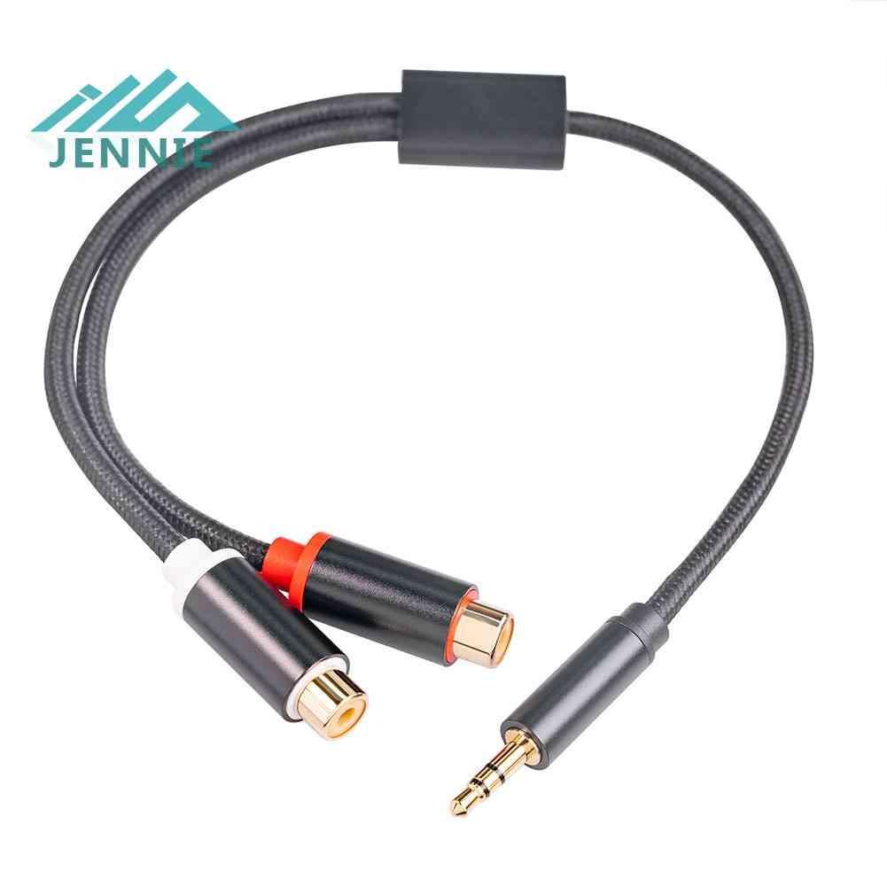 Cáp Chia Âm Thanh RCA 3.5mm Sang 2RCA Cho TV / PC / DVD
